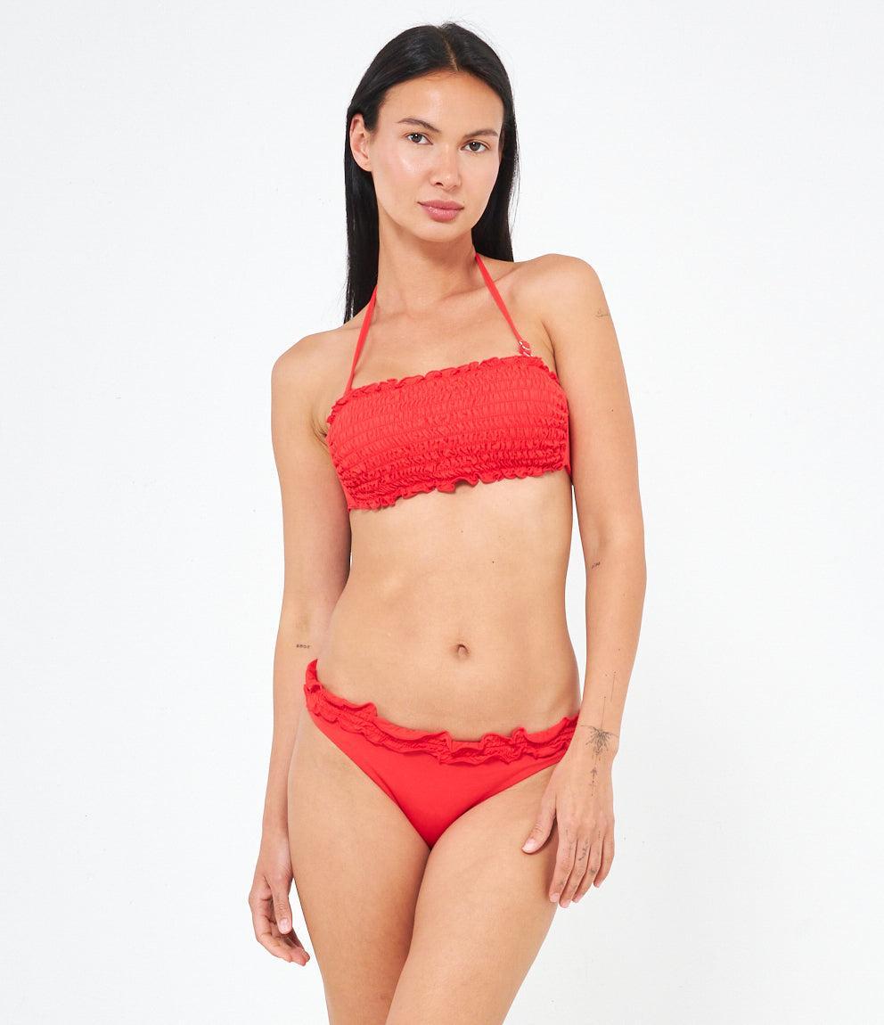 Bikini top Bandeau Arricciato