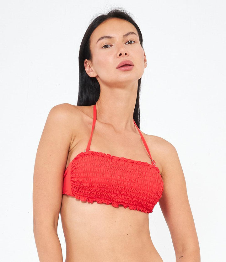 Bikini top Bandeau Arricciato
