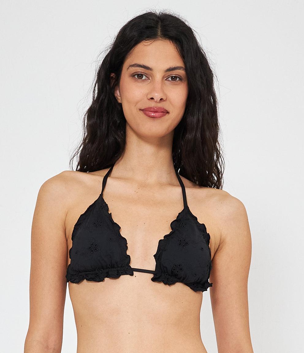 Bikini top Triangolo Ricamato Sangallo