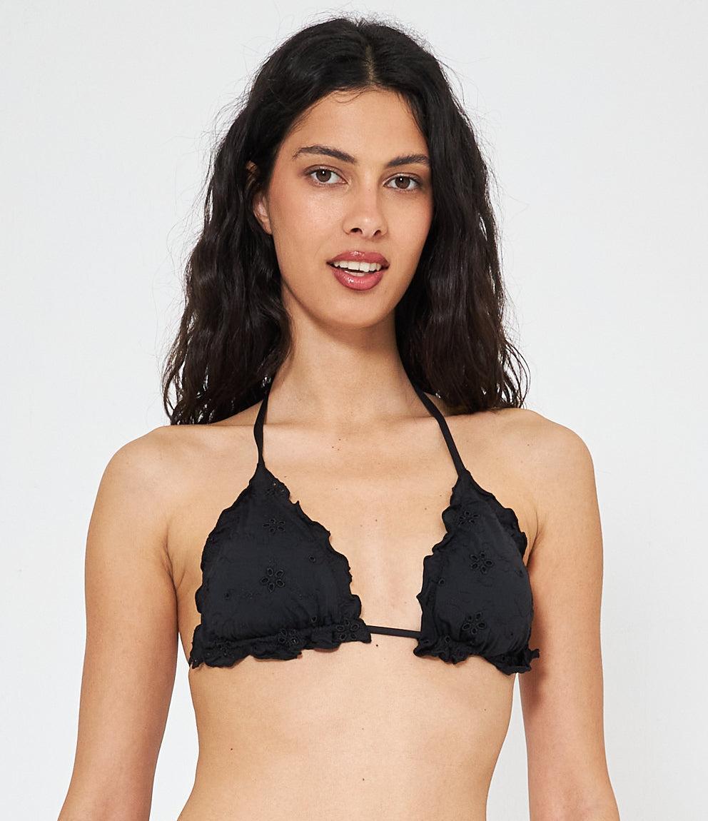 Bikini top Triangolo Ricamato Sangallo