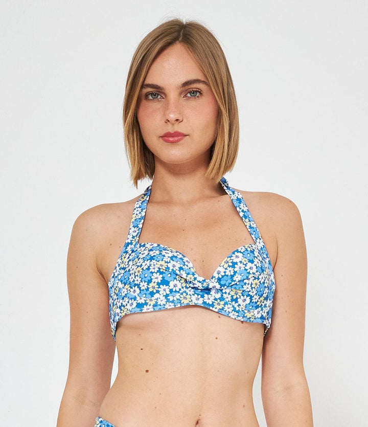 Bikini top Halter Floreale