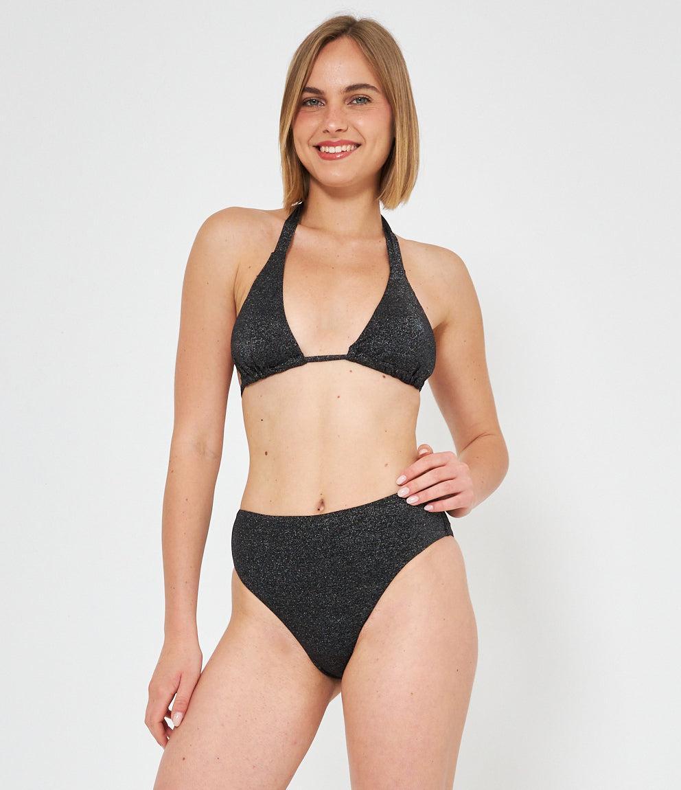 Bikini top Triangolo Halter lurex