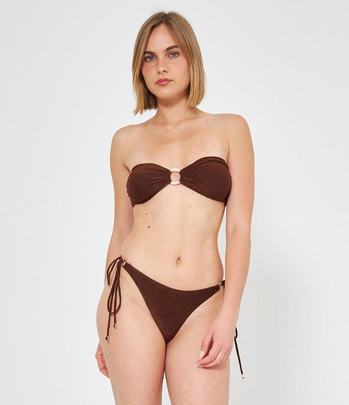 Bikini top Bandeau Anello lurex