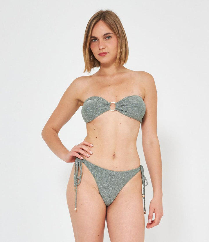Bikini top Bandeau Anello lurex