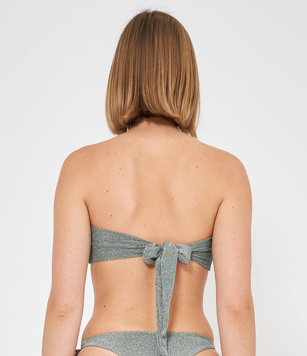 Bikini top Bandeau Anello lurex