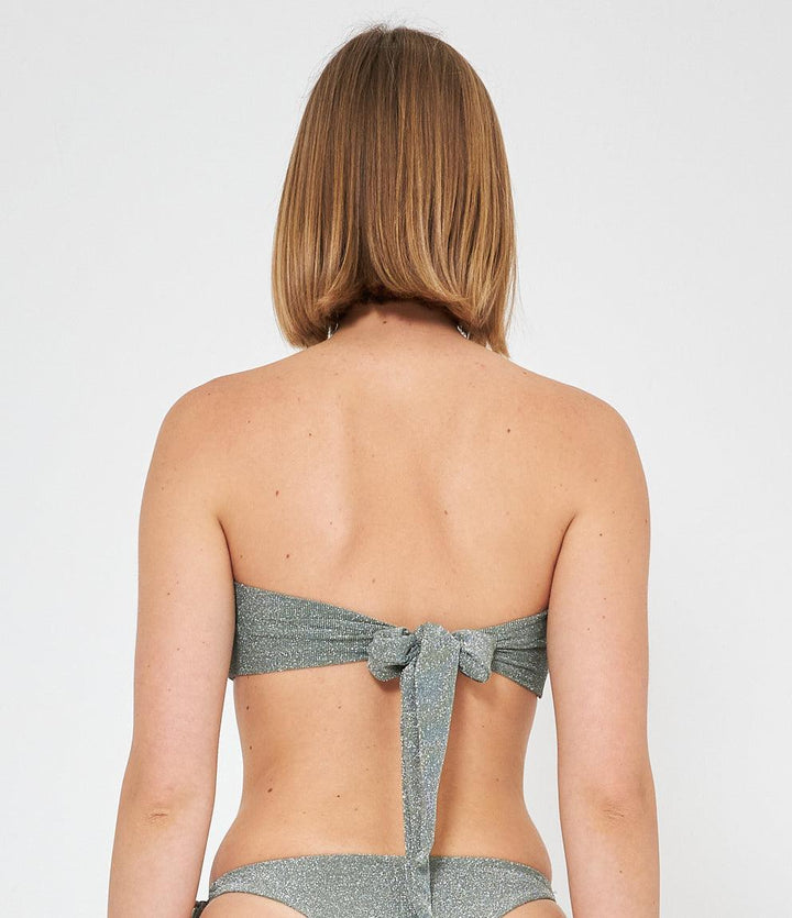 Bikini top Bandeau Anello lurex