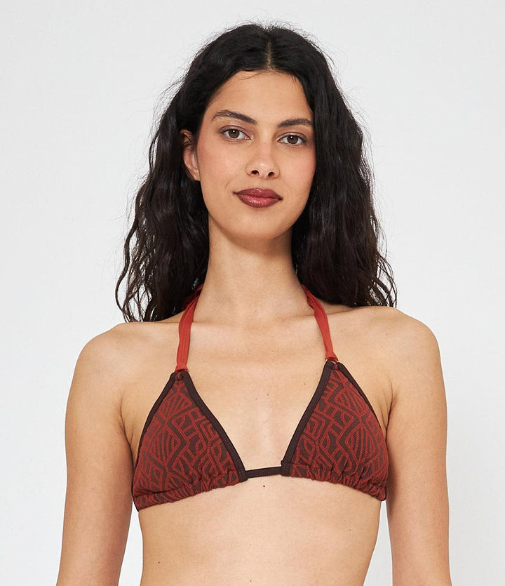 Bikini top Triangolo Allacciato