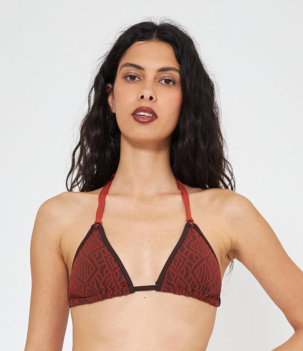 Bikini top Triangolo Allacciato