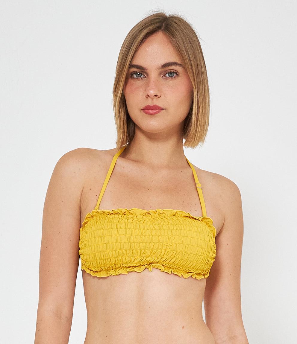 Bikini top Bandeau Arricciato