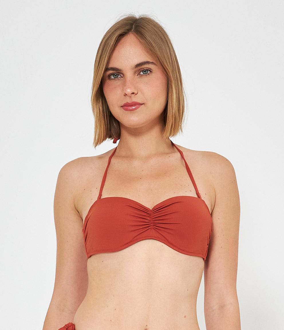 Bikini top Bandeau Arricciato