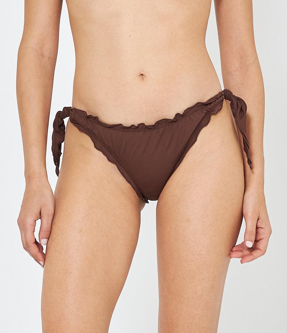 Slip Costume Con Lacci Arricciato