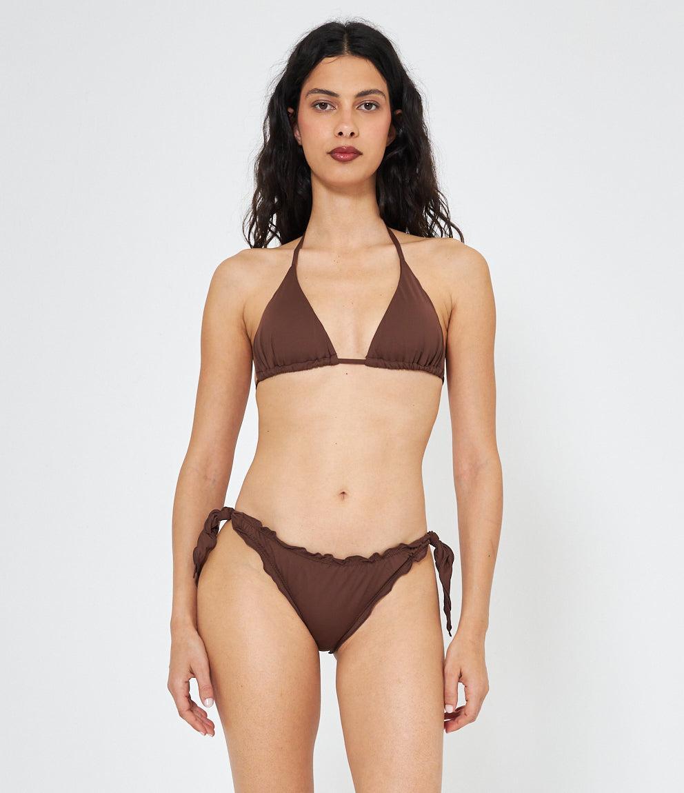 Slip Costume Con Lacci Arricciato