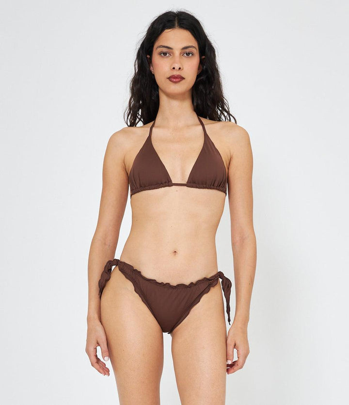 Slip Costume Con Lacci Arricciato