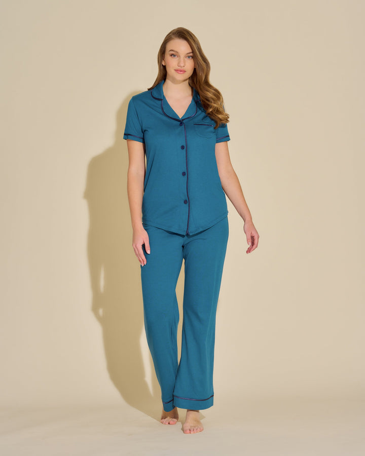 Short Sleeve Top & Pant Pajama Set
