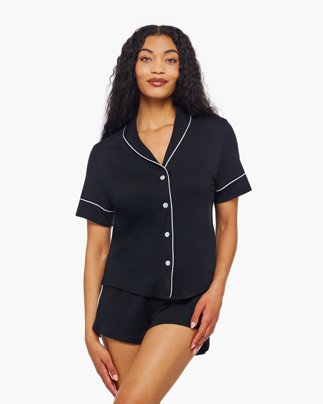 Short Sleeve Top & Boxer Set