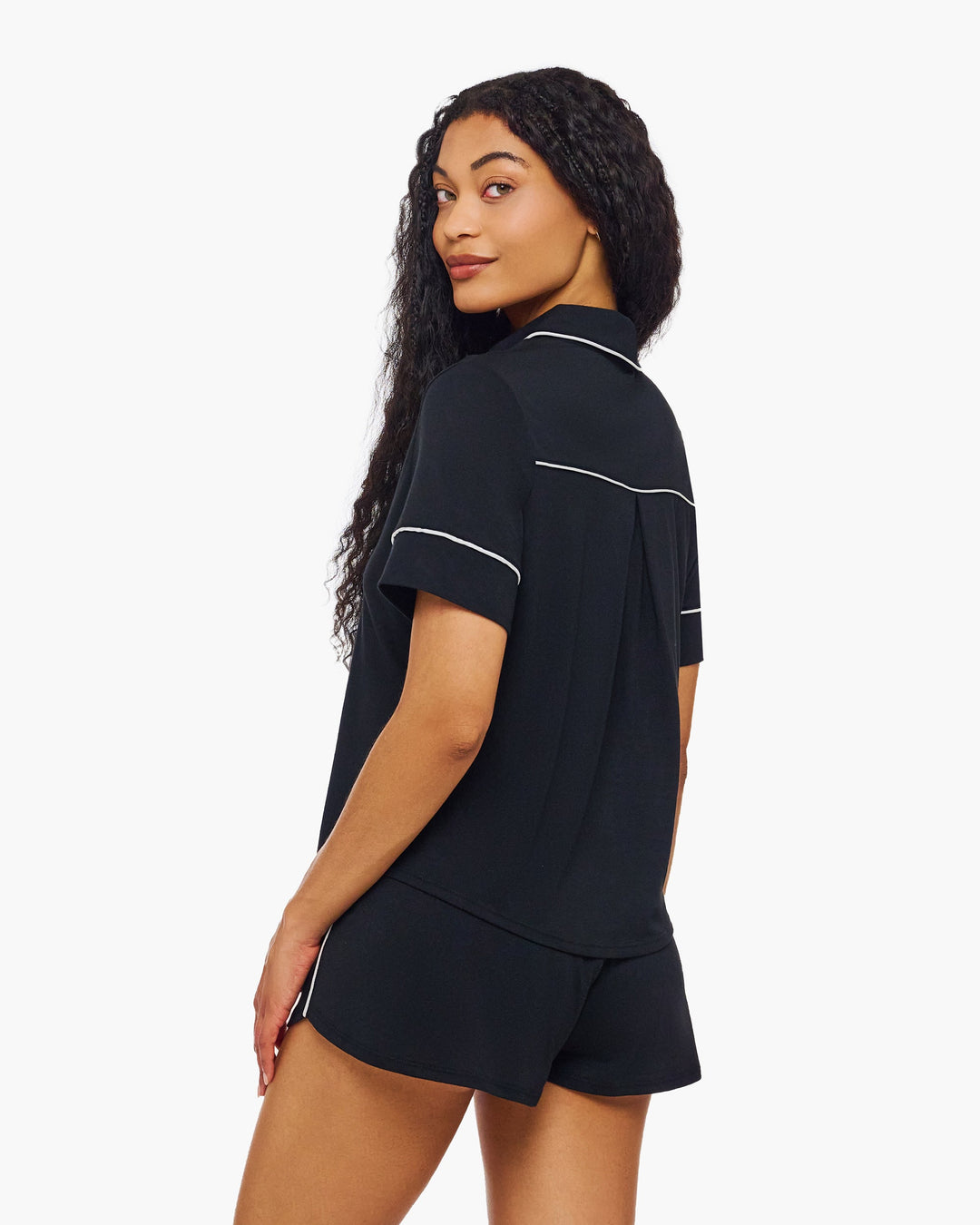 Short Sleeve Top & Boxer Set
