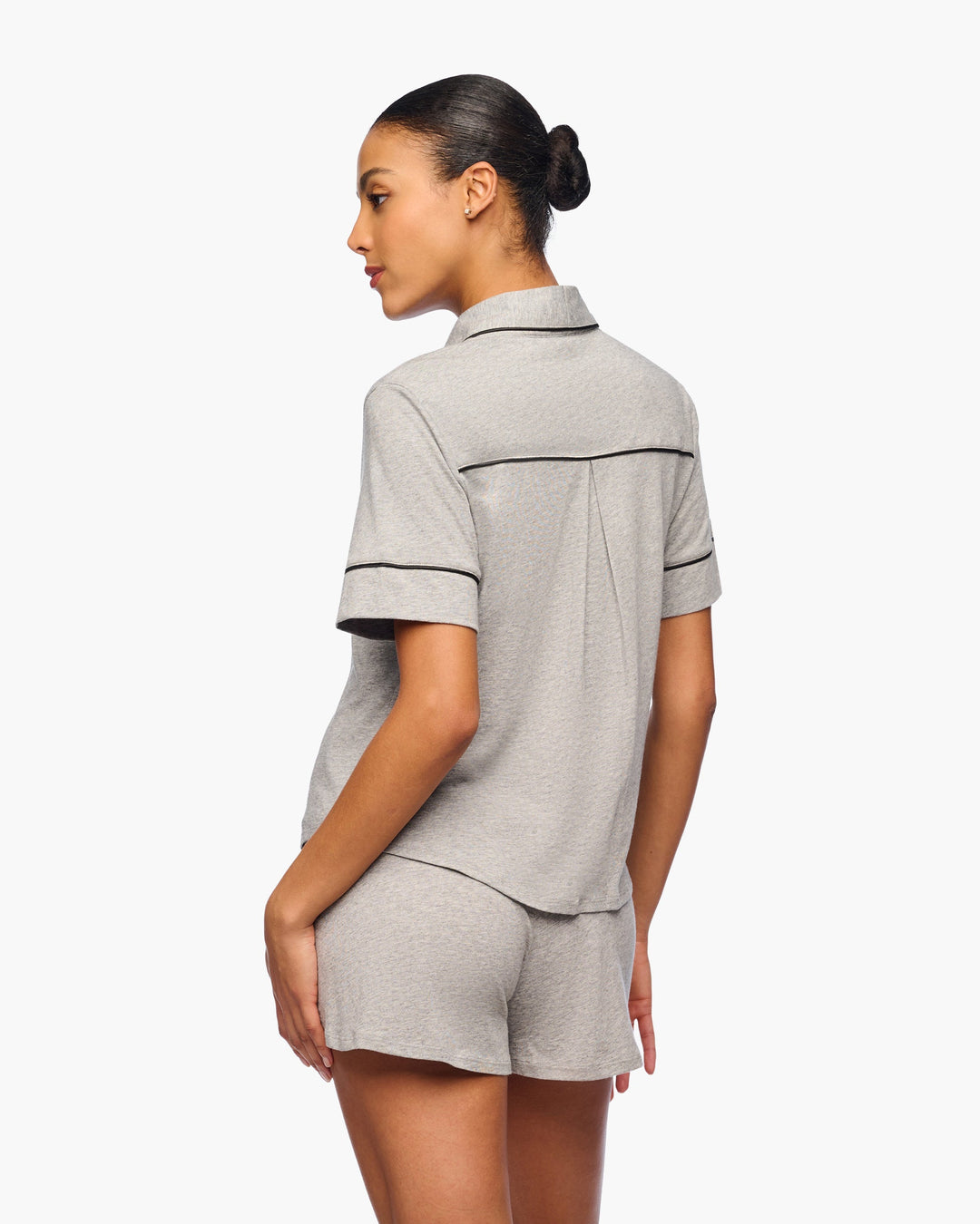 Short Sleeve Top & Boxer Set