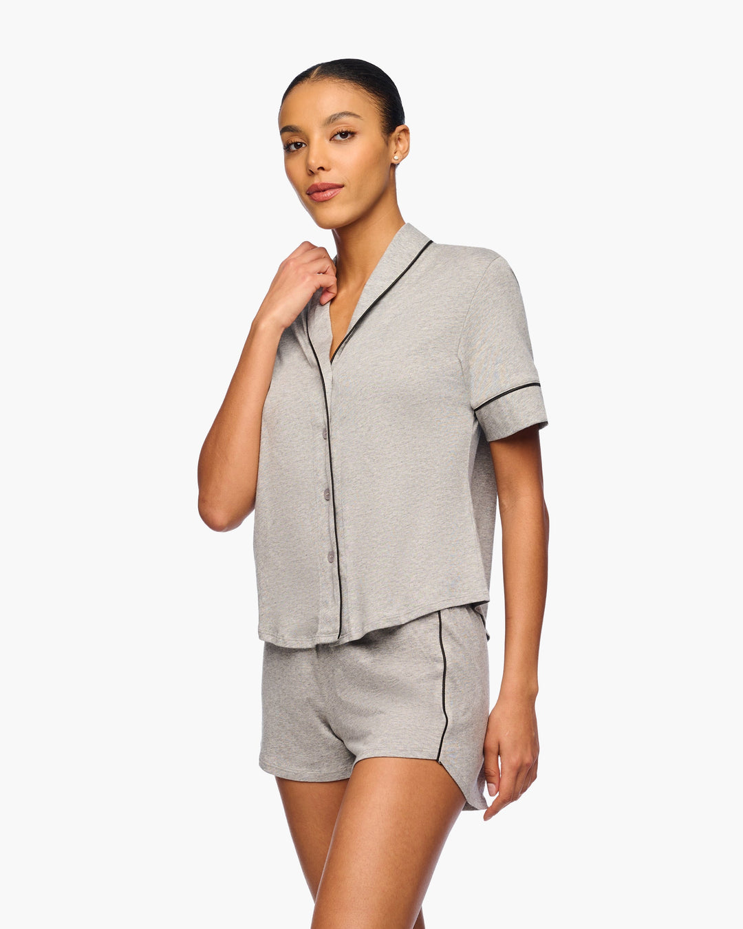 Short Sleeve Top & Boxer Set