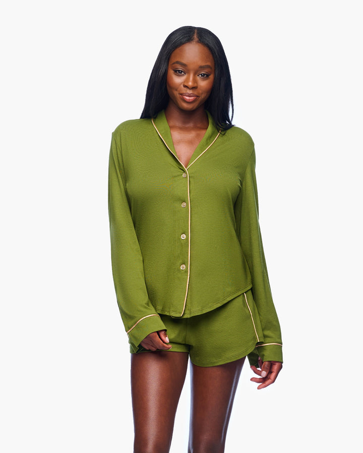 Long Sleeve Top & Boxer Set