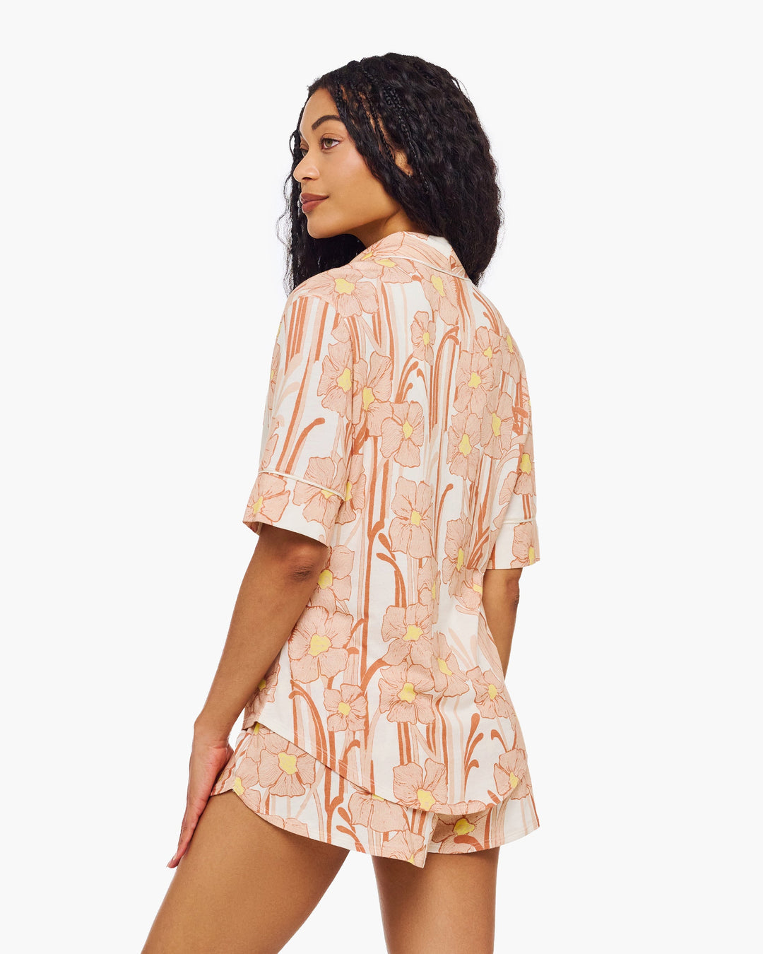 Short Sleeve Top & Boxer Set