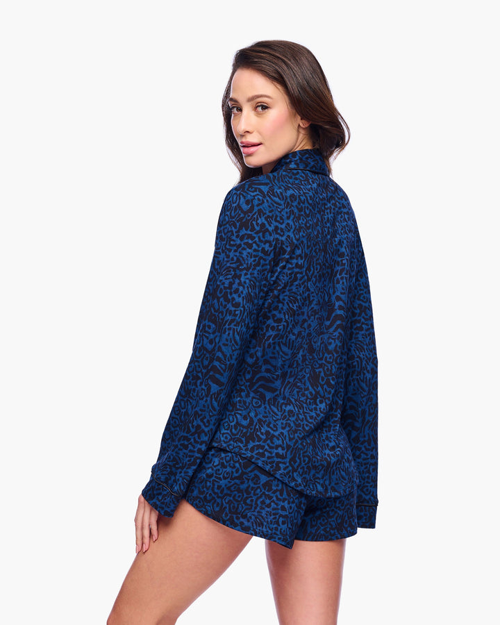 Long Sleeve Top & Boxer Pajama Set