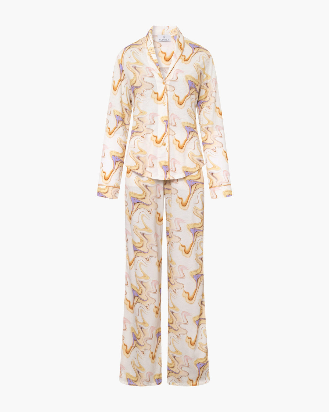 Long Sleeve Top & Boxer Pajama Set
