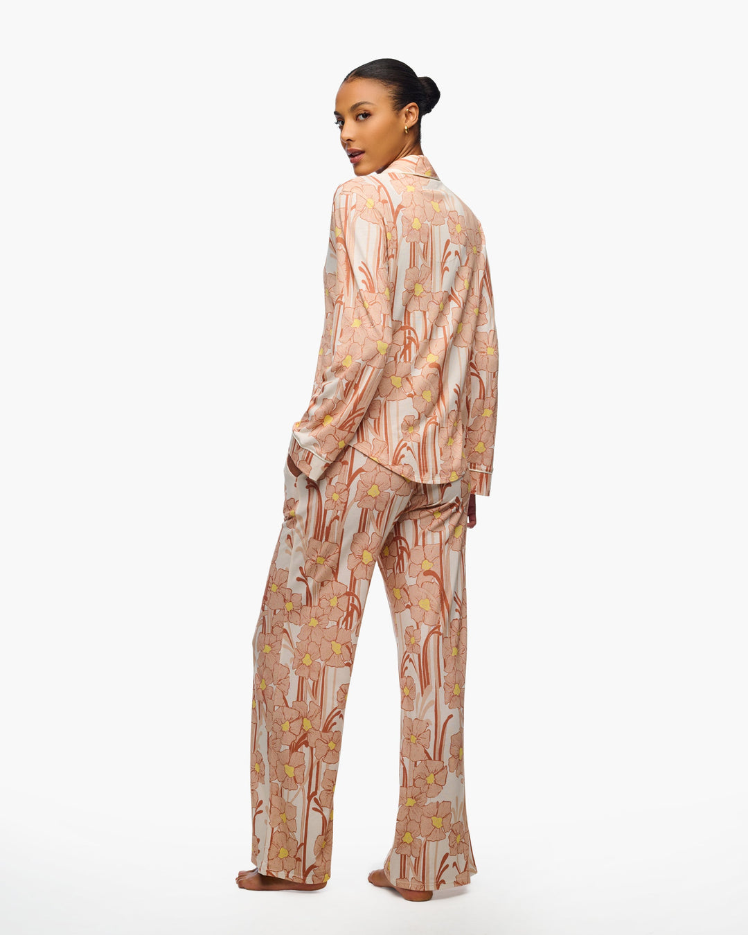 Long Sleeve Top & Boxer Pajama Set