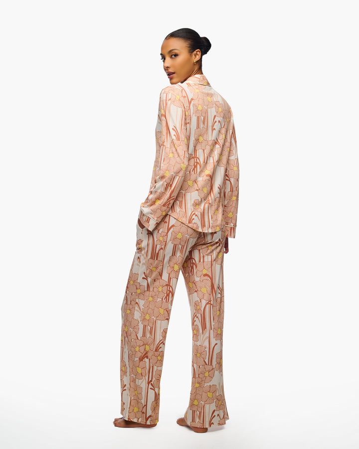 Long Sleeve Top & Boxer Pajama Set